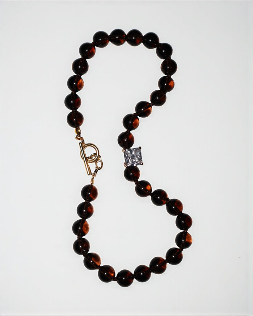 Bourbon smoky quartz necklace | Pre-order