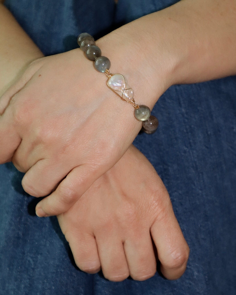Labradorite Baroque Bracelet