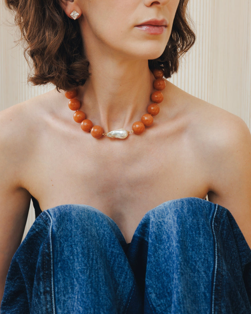 Aventurine Bold Collar