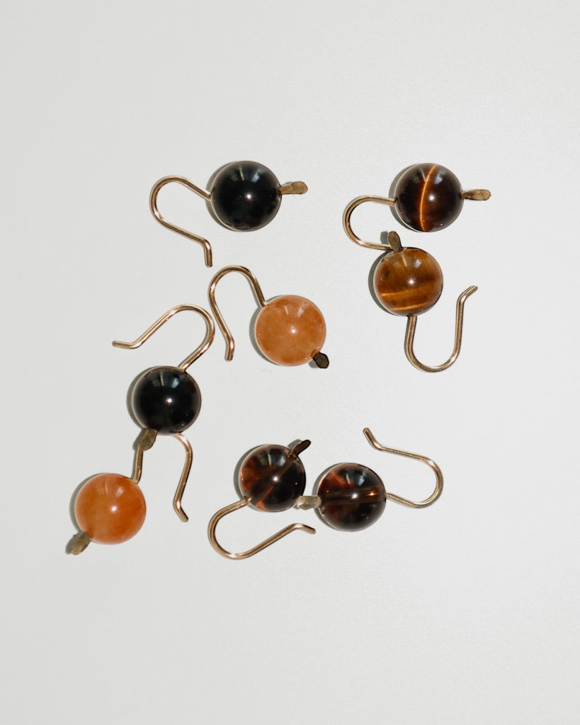 Gemstone Drop earrings | All Colours