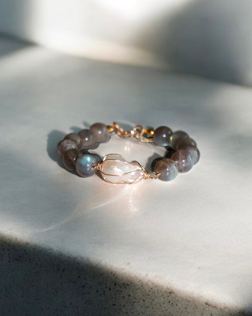 Labradorite Baroque Bracelet