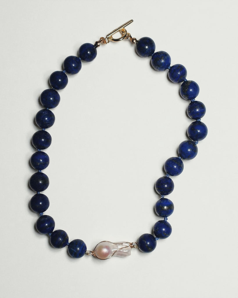 Lápis Lazuli Baroque Collar