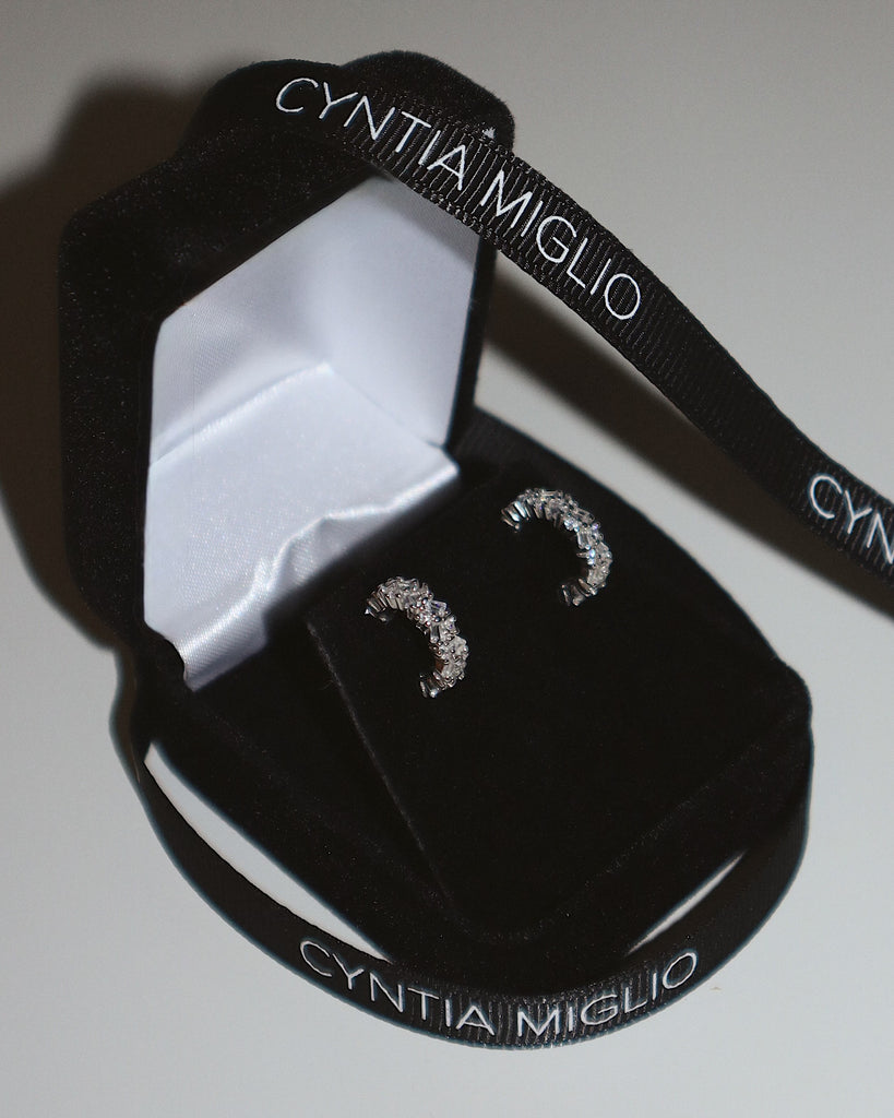 Mini Pavé hoops