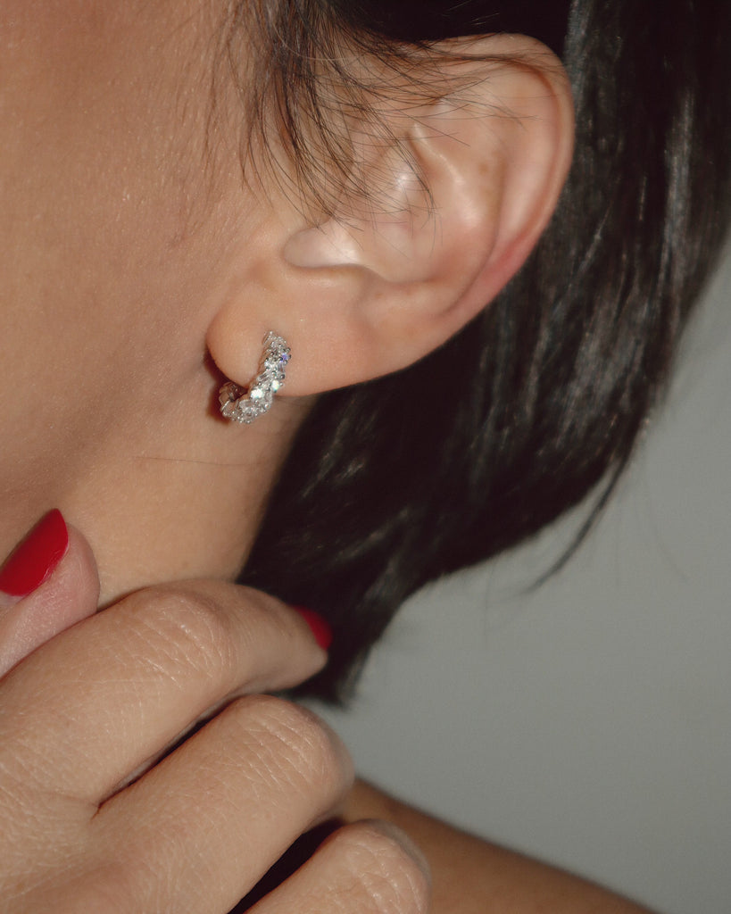 Mini Pavé hoops