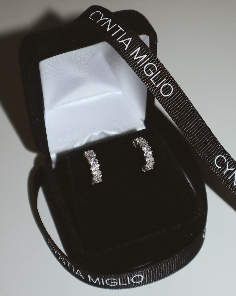 Mini Pavé hoops
