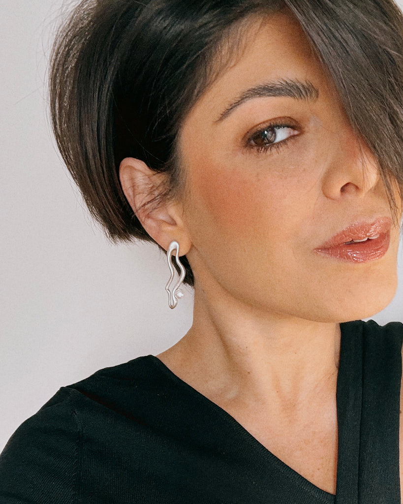 Savoy Silver Drop Earrings