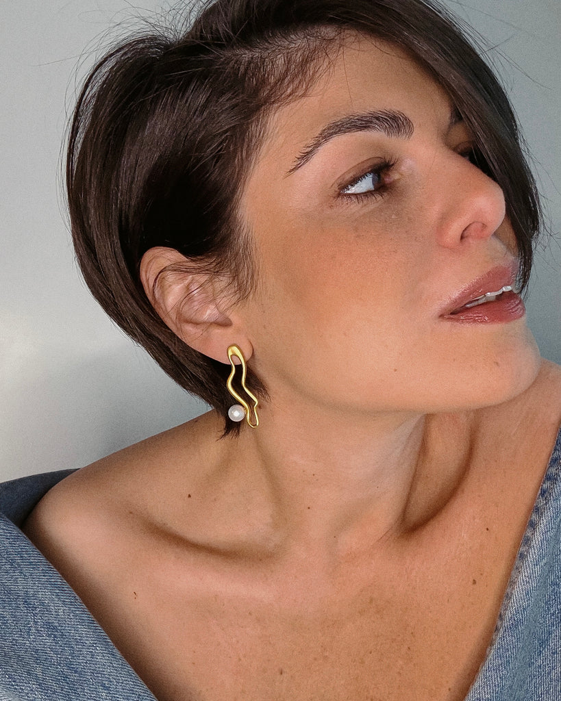 Savoy Gold Drop Earrings