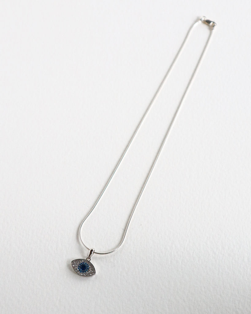 Evil Eye Sterling Silver Necklace