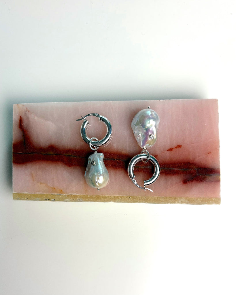 Starlight Baroque Hoops
