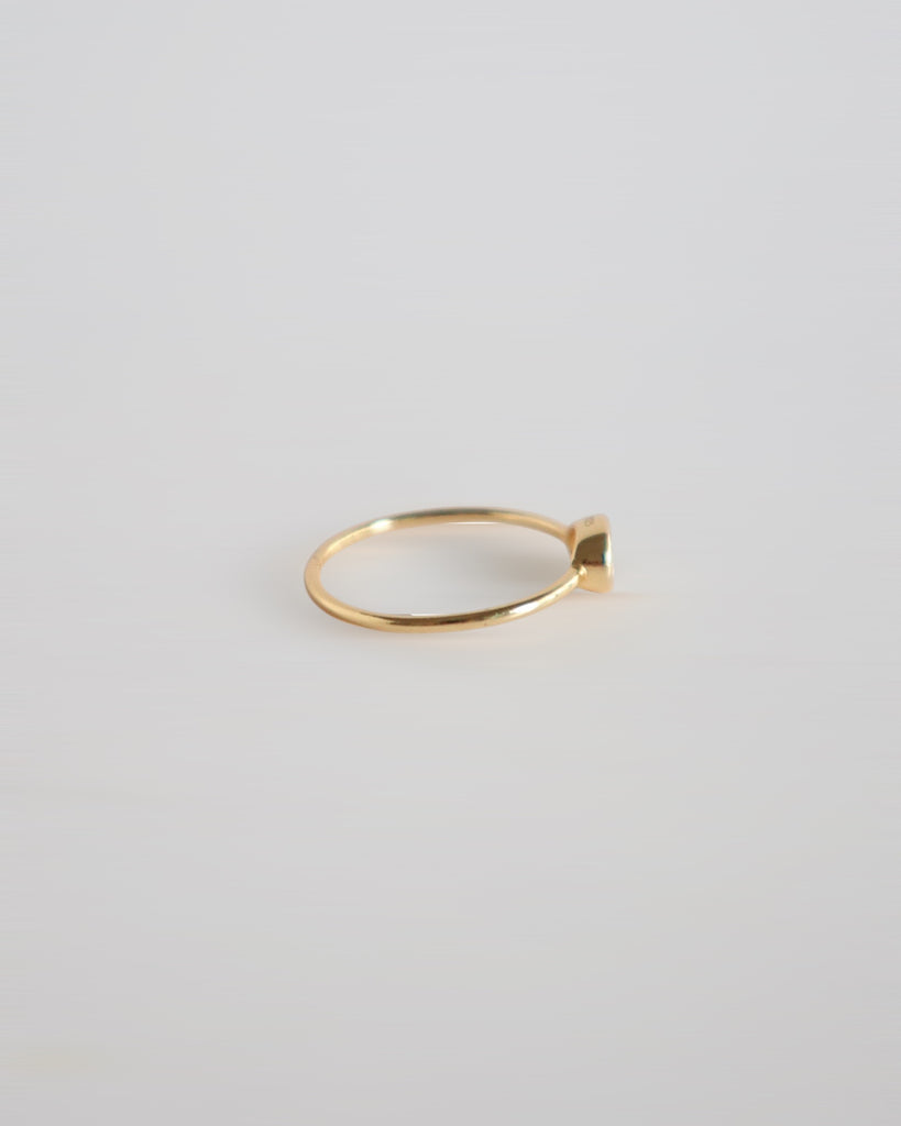 White topaz ring