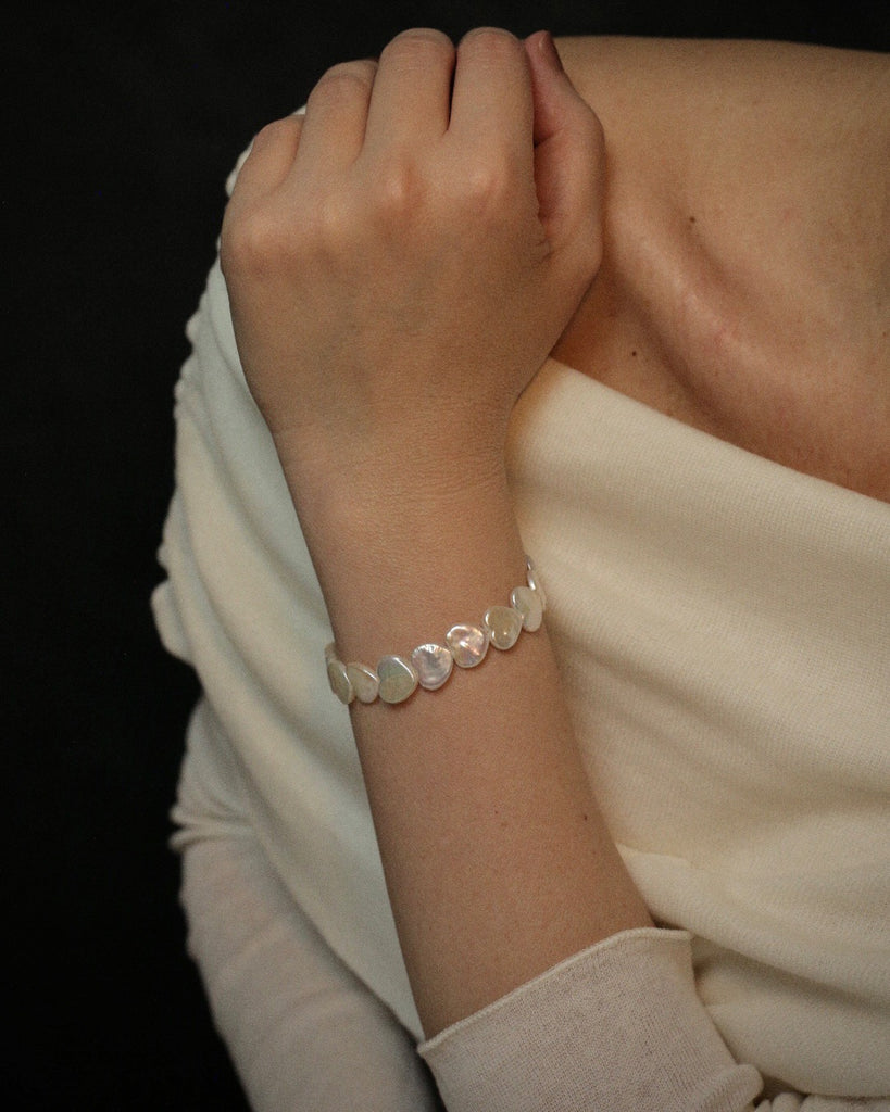 Heart Pearl Bracelet