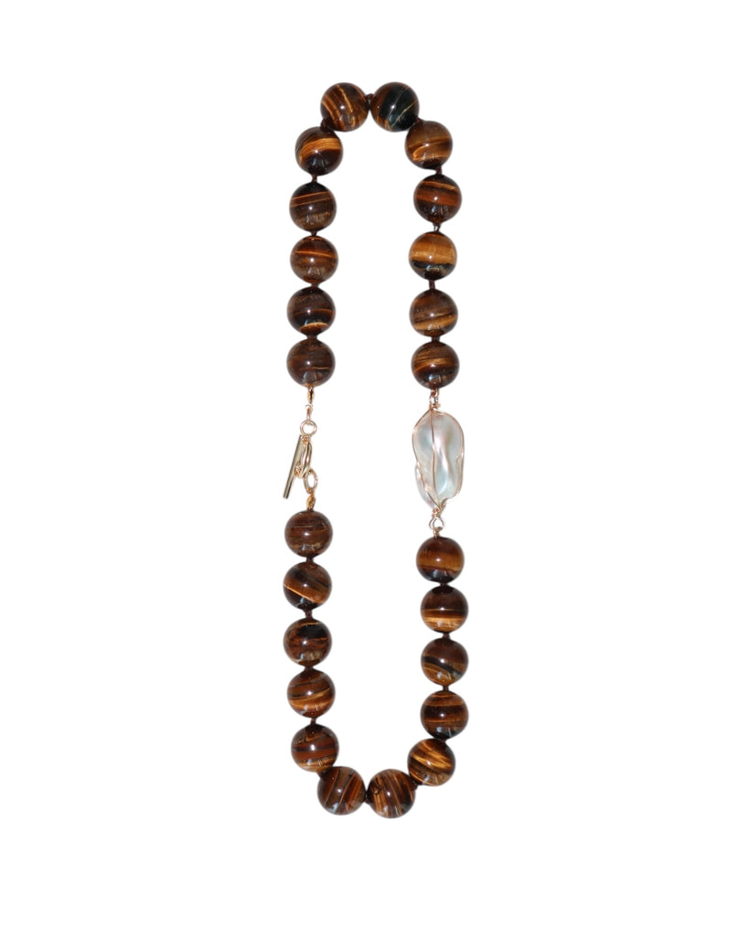 Tiger Eye Baroque Collar | Pre-order