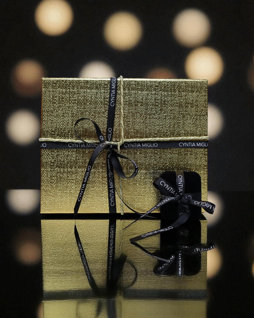 Gold Bourbon Box | Gift Set