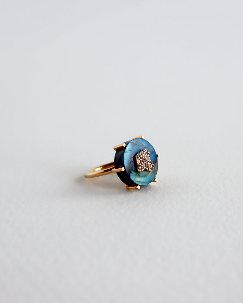 Labradorite Aegean Ring