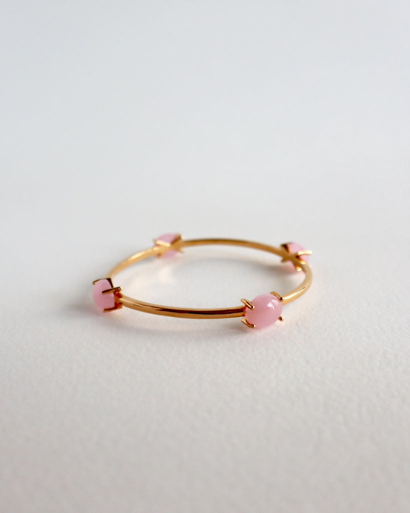 Rose Quartz Aegean Bangle