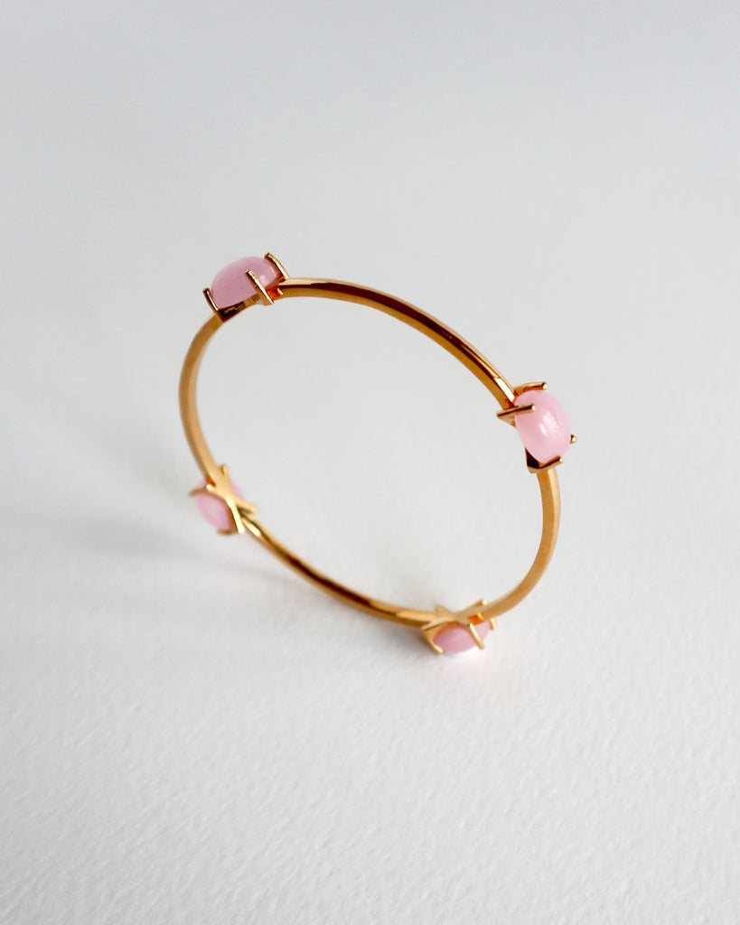 Rose Quartz Aegean Bangle