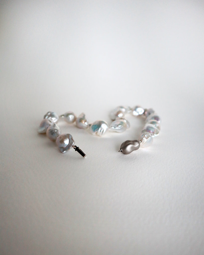 Barroque White Pearl Necklace