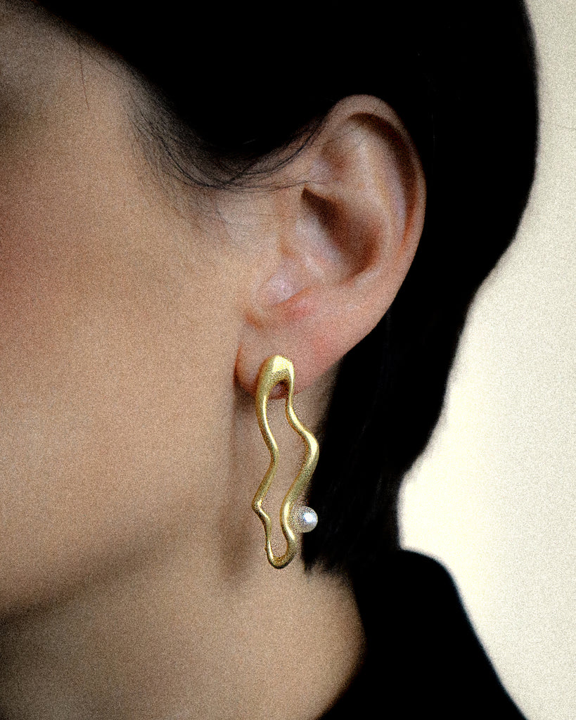 Savoy Gold Drop Earrings