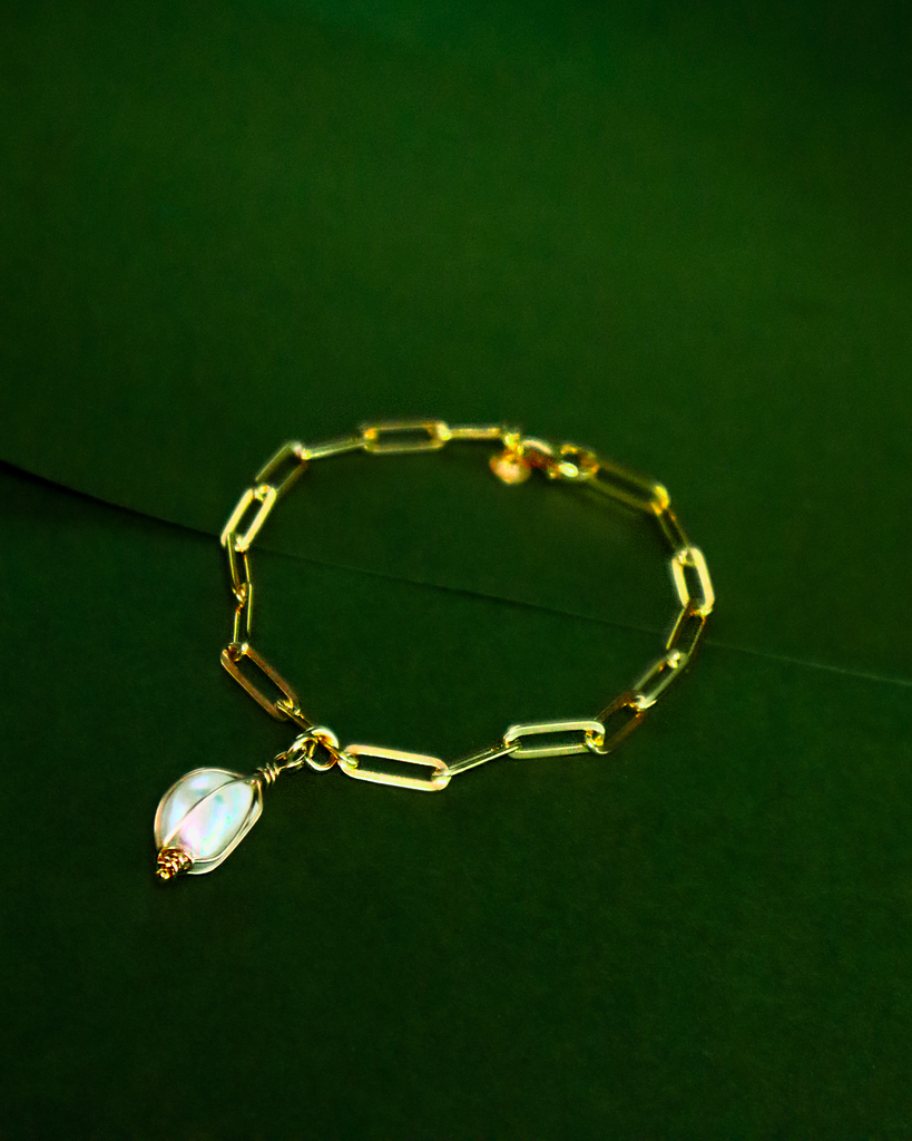 Chain pearl bracelet