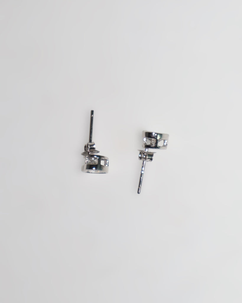 Sterling Silver Heart Studs