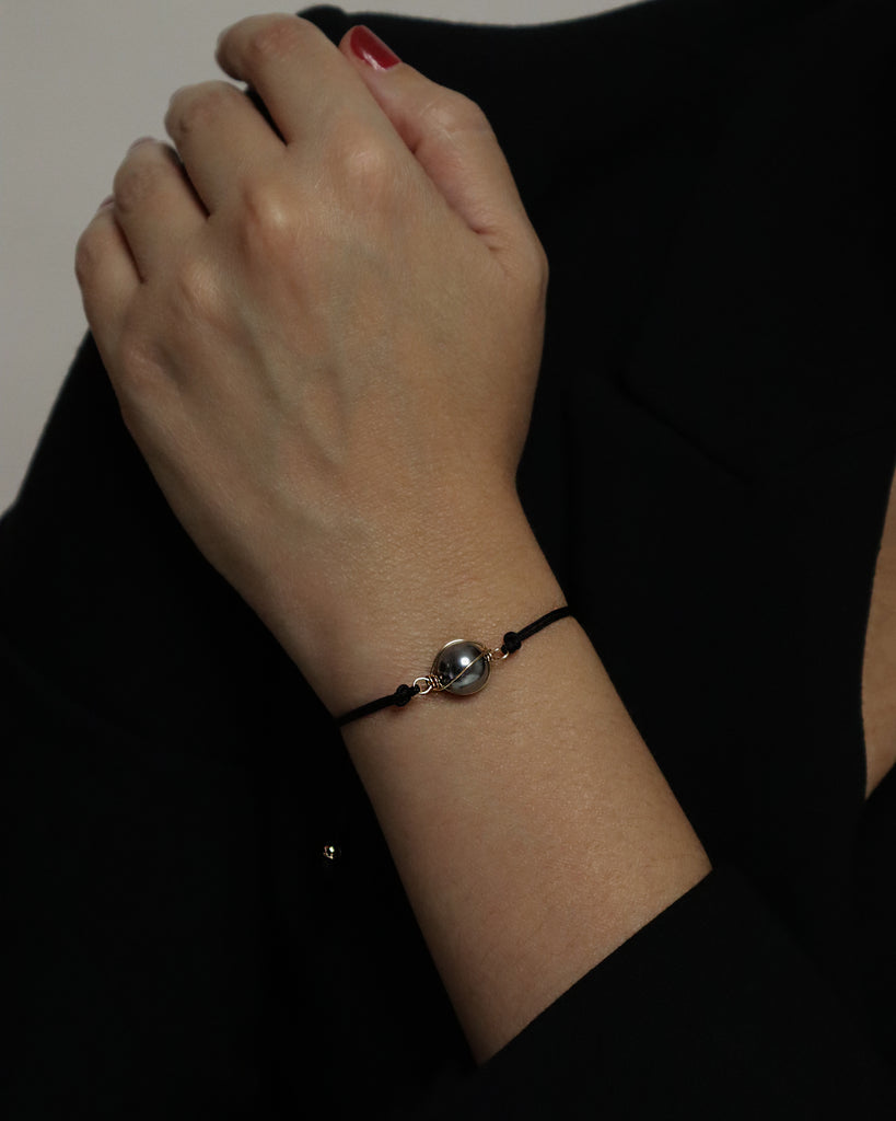 Nodo grey pearl bracelet