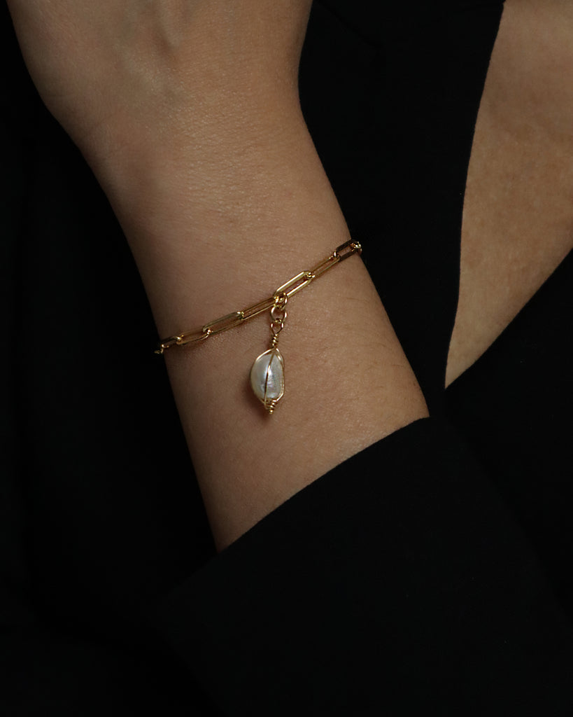 Chain pearl bracelet