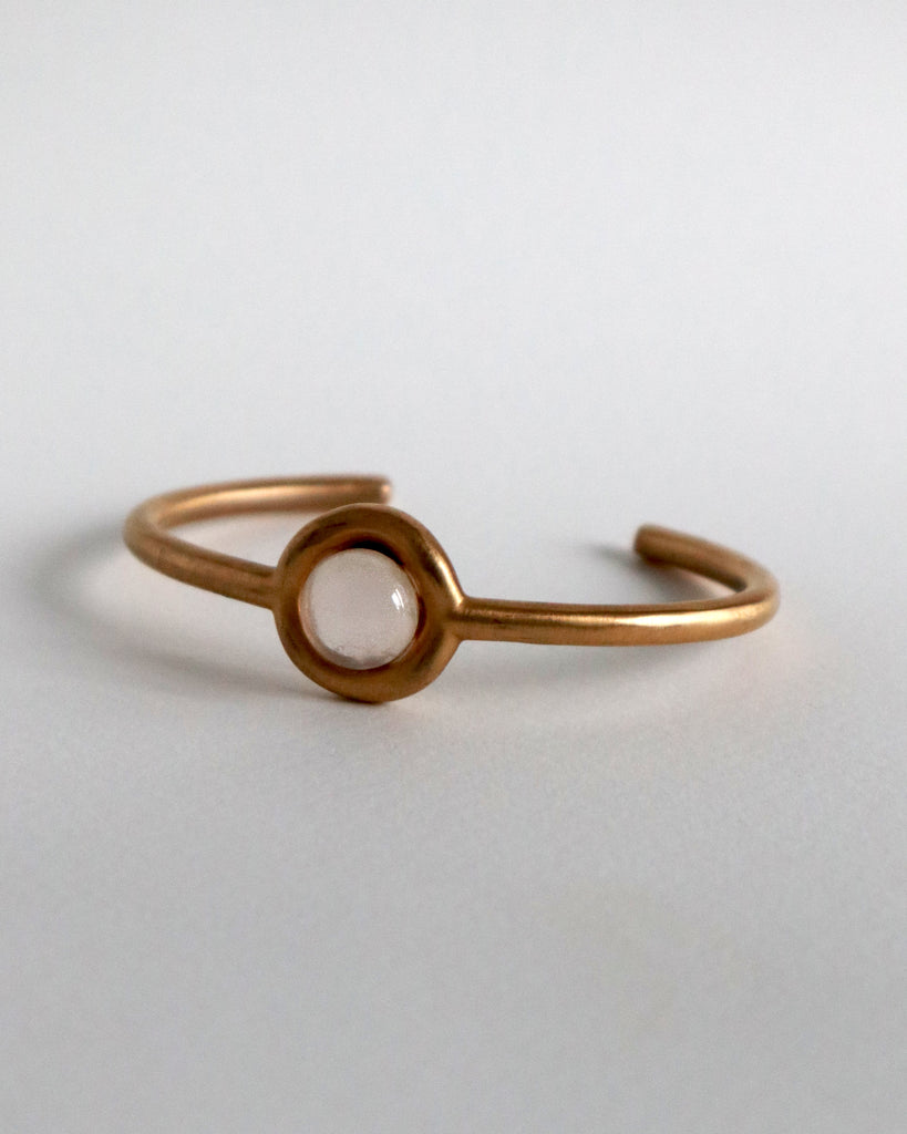 Orbit Cuff Rose Quartz