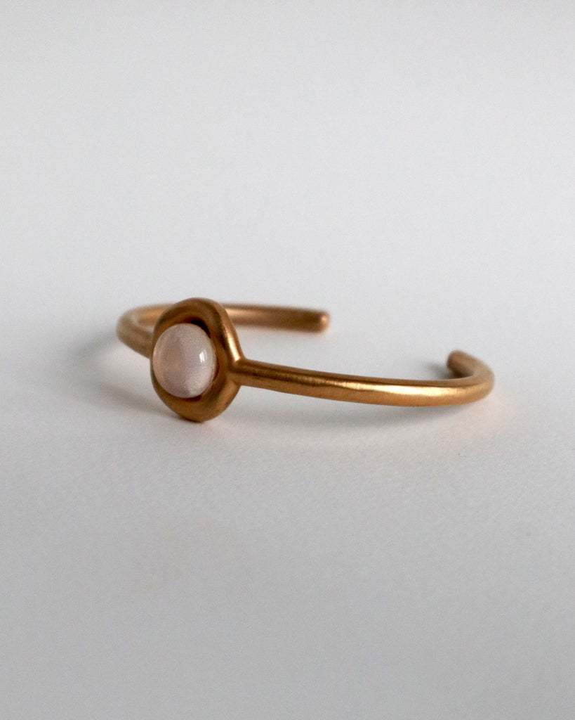 Orbit Cuff Rose Quartz