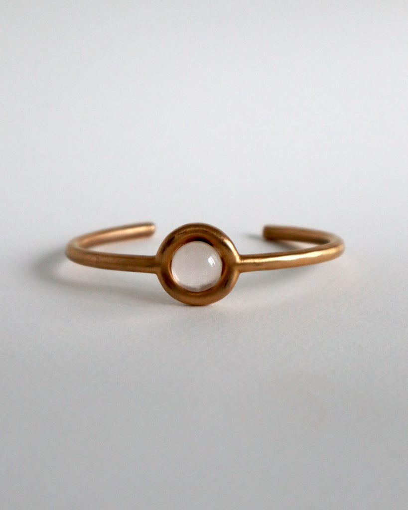 Orbit Cuff Rose Quartz