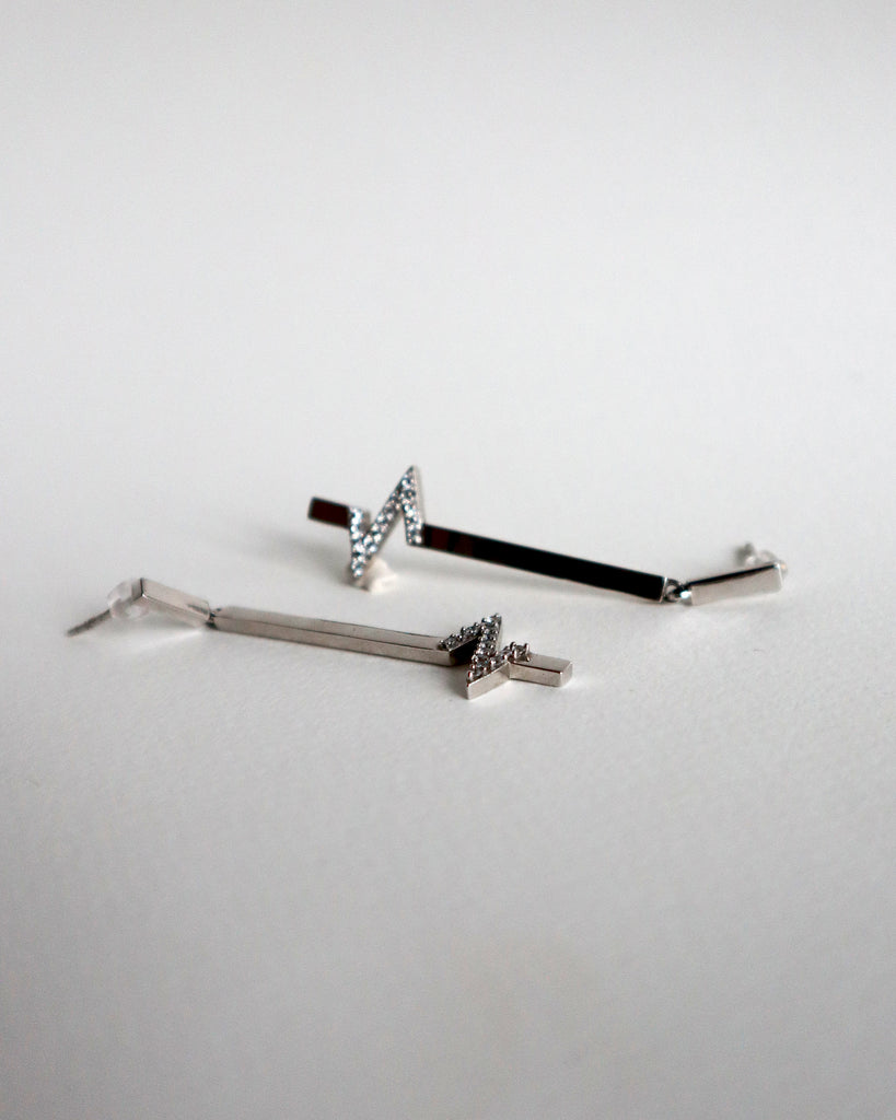 Heartbeat Drop Earrings