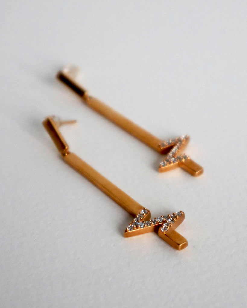 Heartbeat Drop Earrings