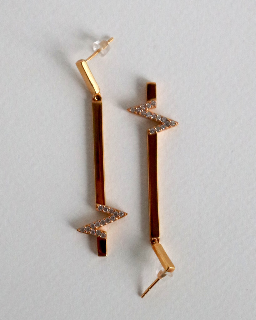 Heartbeat Drop Earrings