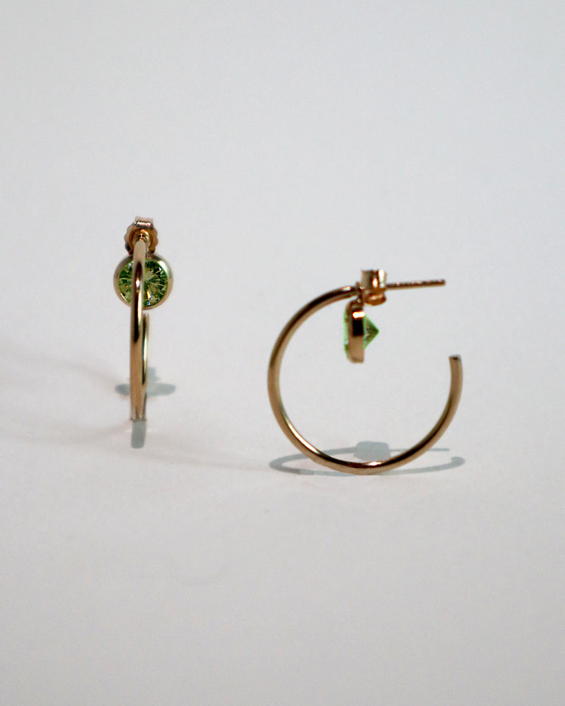 Crystal mini Hoops all colours