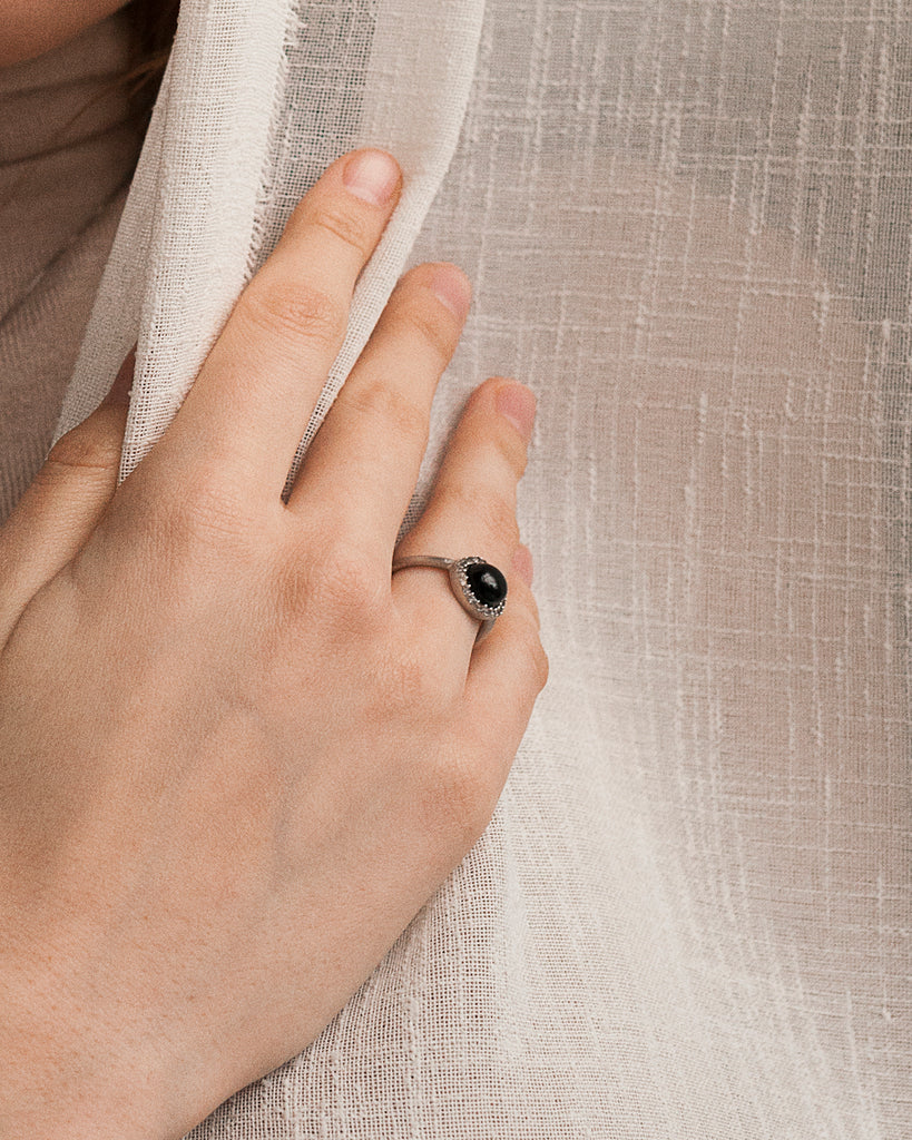 Onyx Constellation Ring
