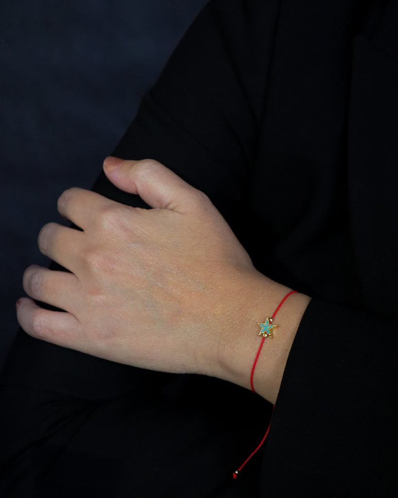 Starlight cord bracelet