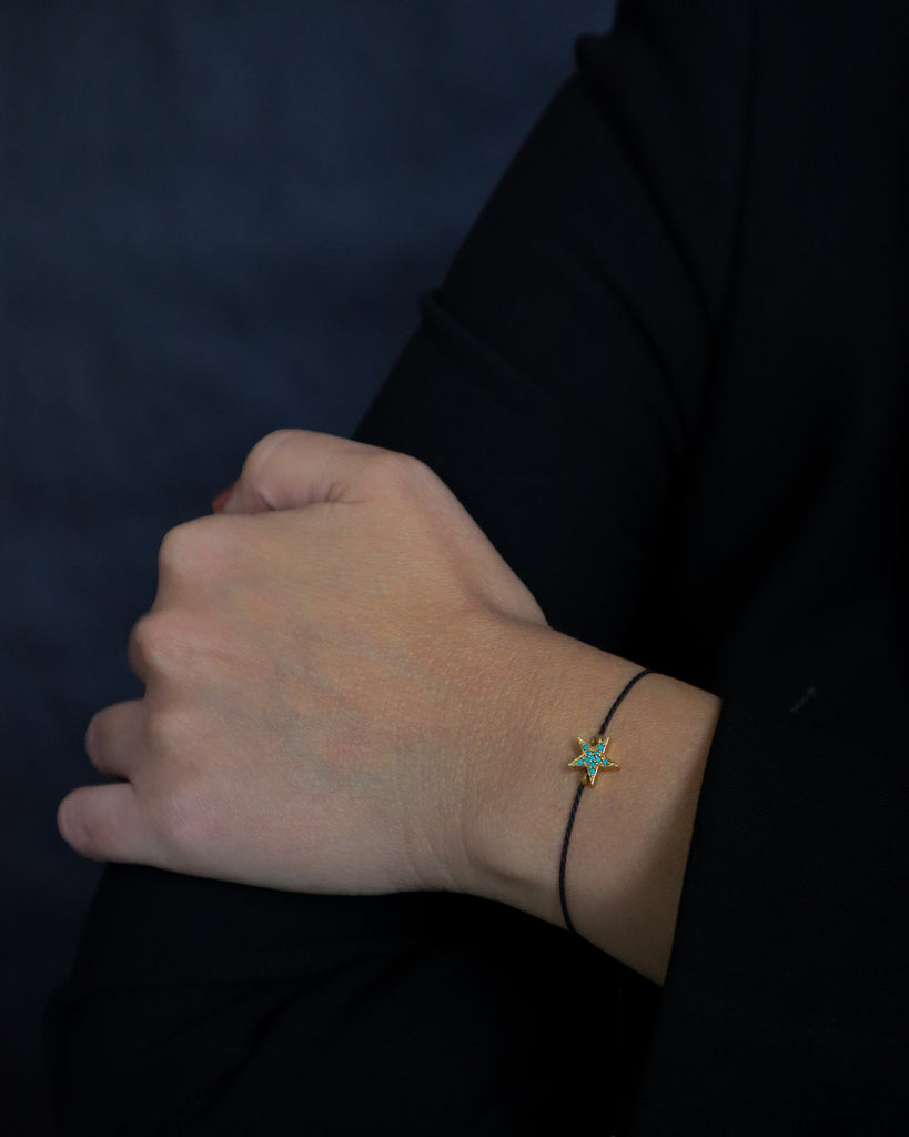 Starlight cord bracelet