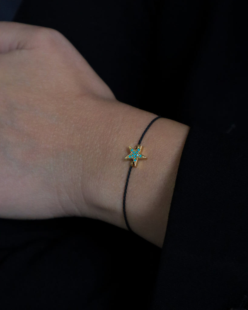 Starlight cord bracelet