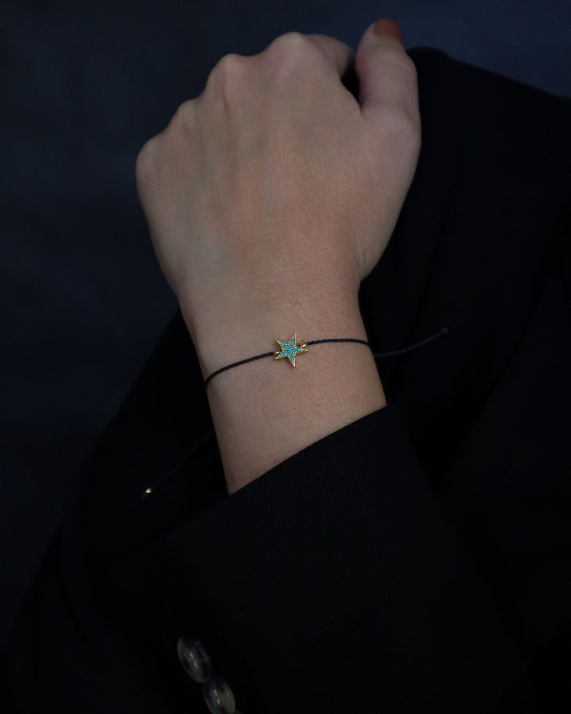 Starlight cord bracelet